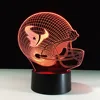 USB table desk Lamp touch switch 3d LED night light Baseball NFL Houston Texans design
