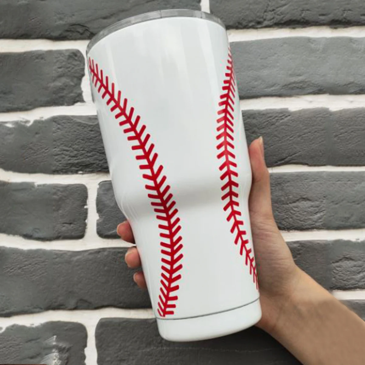 

Baseball Tumbler For Coach's Gift Double Walled Stainless Steel Tumbler 30OZ Stainless Steel Vacuum Cup DOM-108461