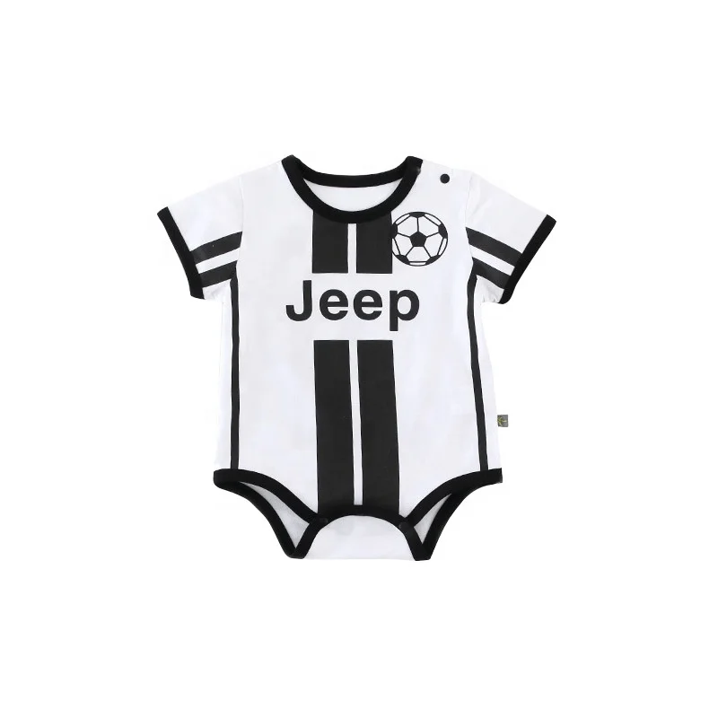 

Baby Cute Football Sport Romper Short Sleeves Toddler Onesie, Picture color