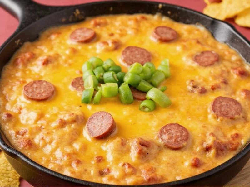 Cheese Rotel Dip with Sausage: Perfect Party Recipe
