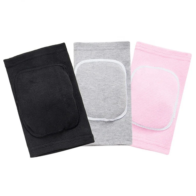 

Professional Thick Sponge Knee Protector Gym Knee Brace for Training Outdoor Sport Dancing Pads, Black,grey,pink