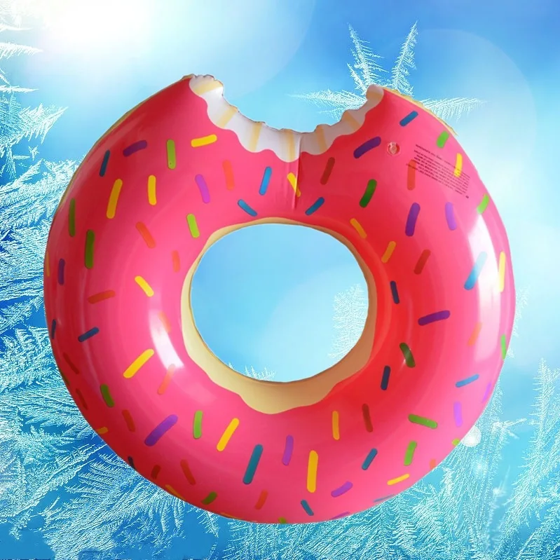 

ActEarlier new arrival  Kids Pool Floats Donut Inflatable Pool Float Swim Rings Tubes Single, Pink