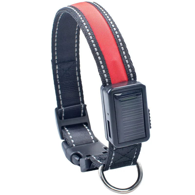 

Wholesale Customized Usb Rechargeable Flashing Collar Pet Supplies Luminous Collar Led Solar Pet Collar