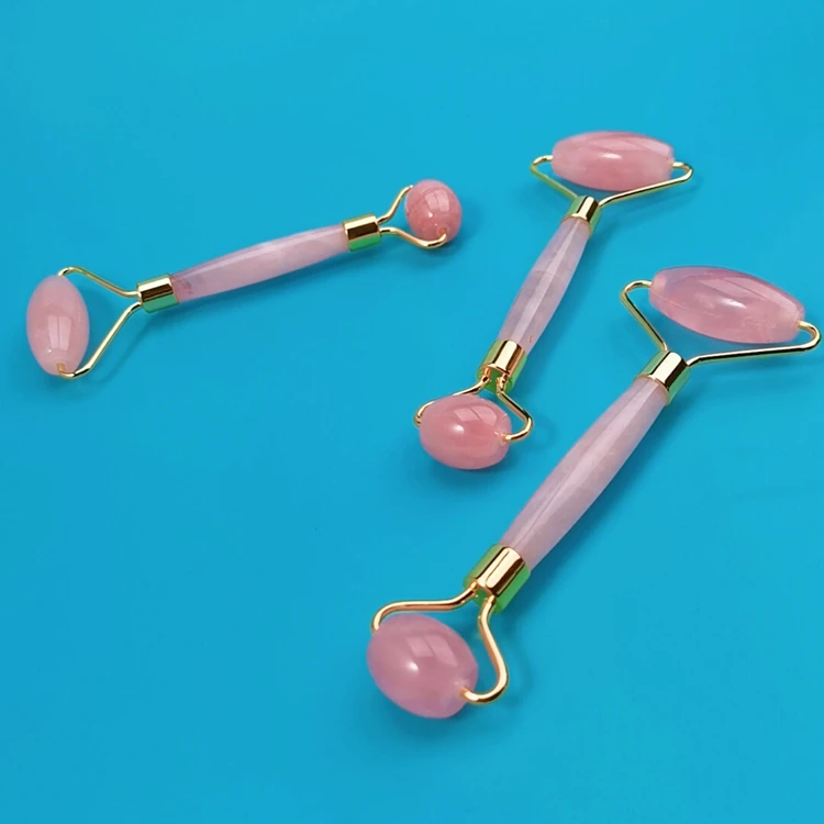 

Professional Manufacturer rose quartz roller with gua sha set needling for face Massager Products