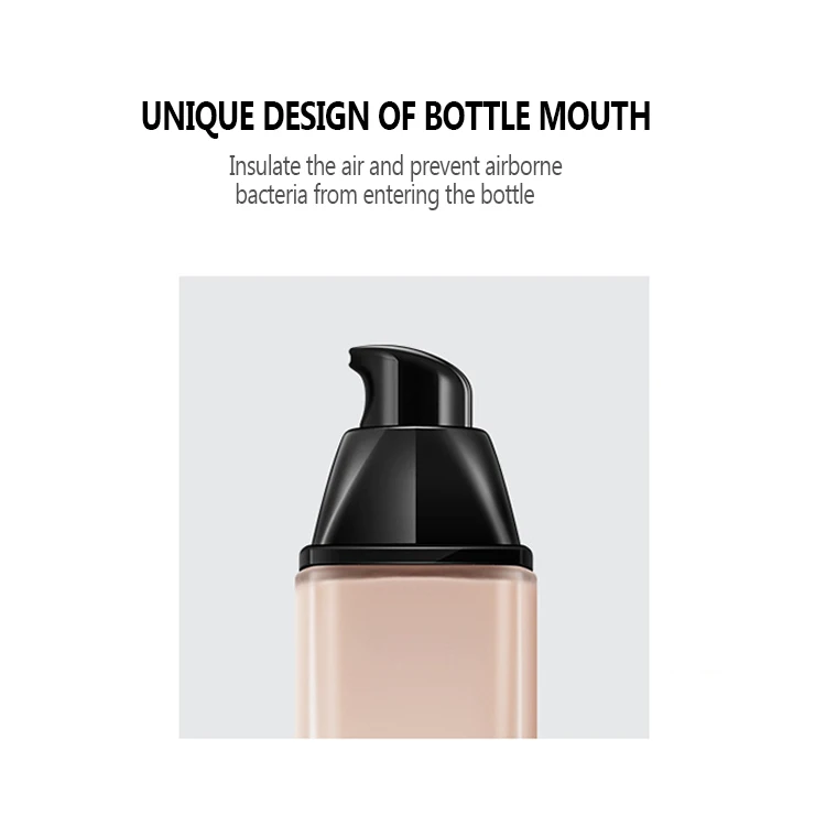 Private Label Makeup Foundation Waterproof Liquid Foundation For Dark ...