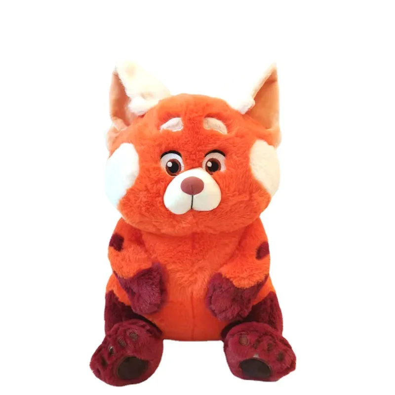 

2024 Popular Customizable Drop Shipping Turning Red Stuffed Children Red Panda Plush Animals Cartoon Bear Toy