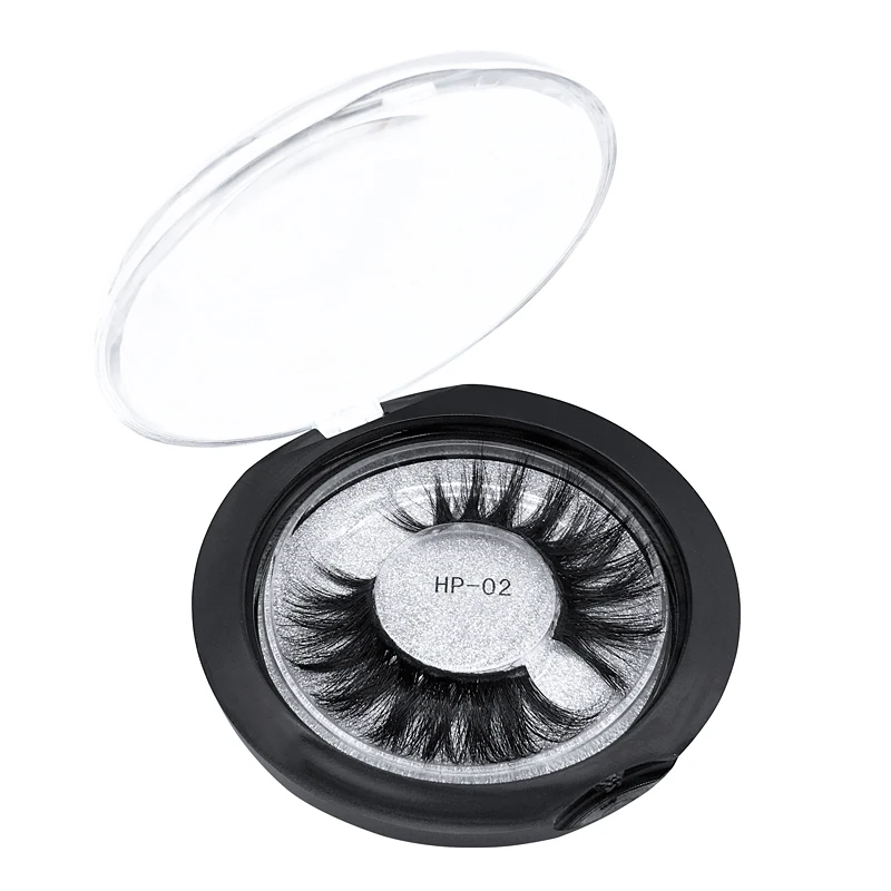 

Siberian bulk vendor 3d 5d fluffy wispy 25mm faux mink strip eyelashes with customize box, Natural color