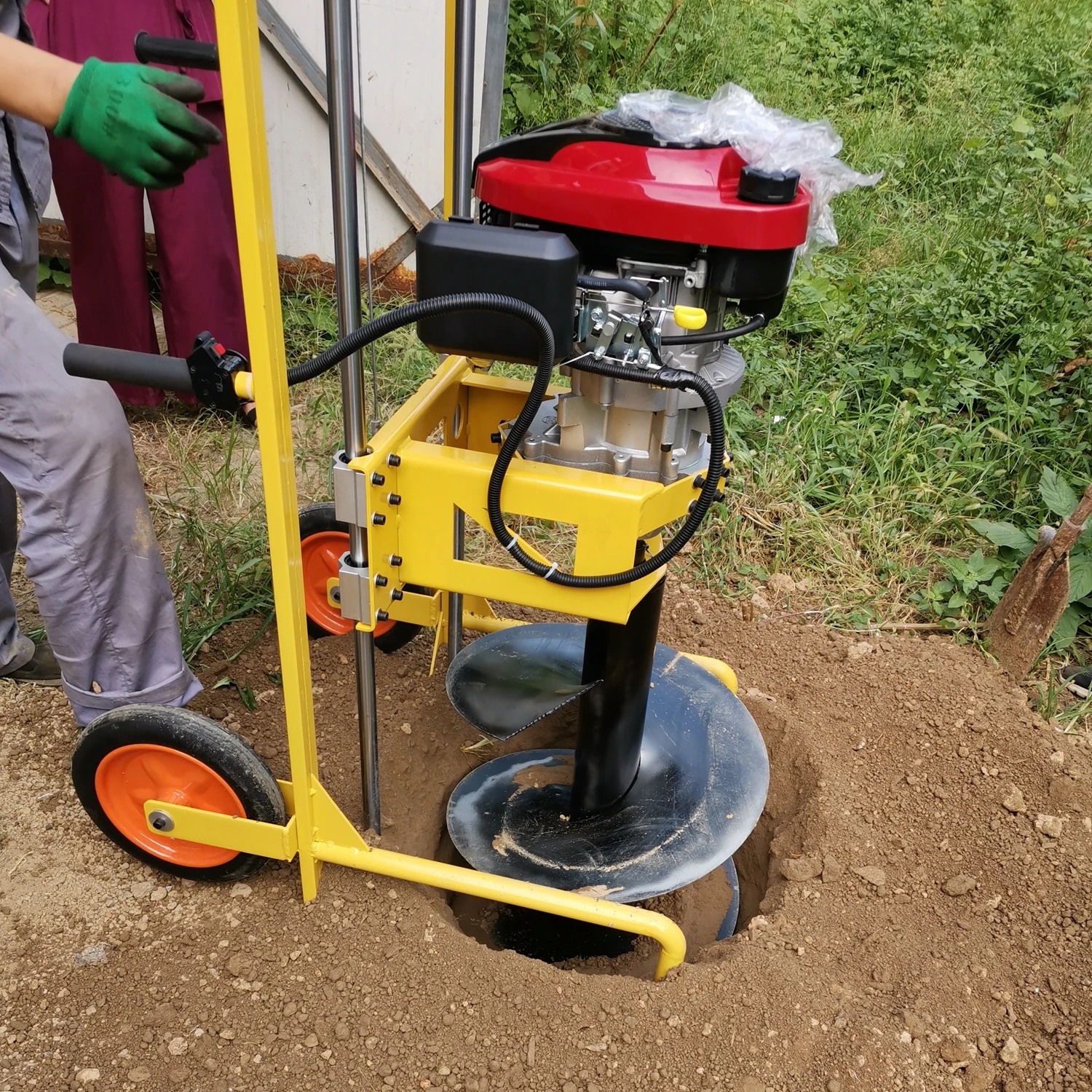 6hp 手动地钻植树机钻头 300毫米 500毫米