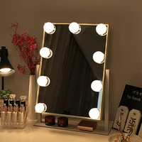 

Makeup Mirror Lighted Beauty Vanity Mirror with 9 LED Lights bulb -sample link