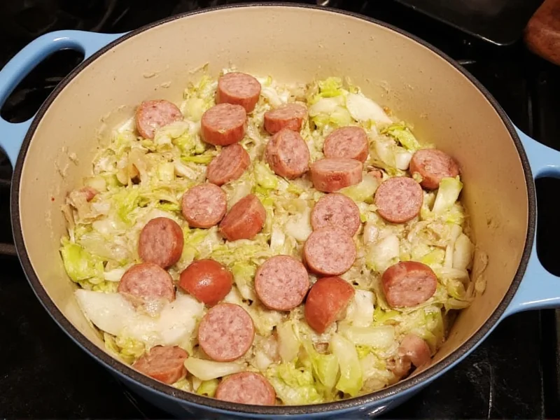 Easy Cabbage and Sausage Recipe: 45-Minute One-Pot Meal