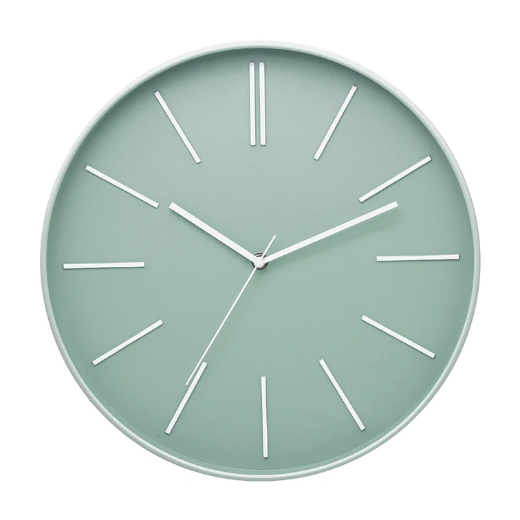 

Hot Selling 2021 Amazon Modern High End 3D numbers Round Wall Clock, Pink/black/green