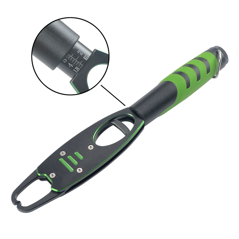 

Accept online small order fishing accessories aluminum fish grabber fishing equipment, Green, blue