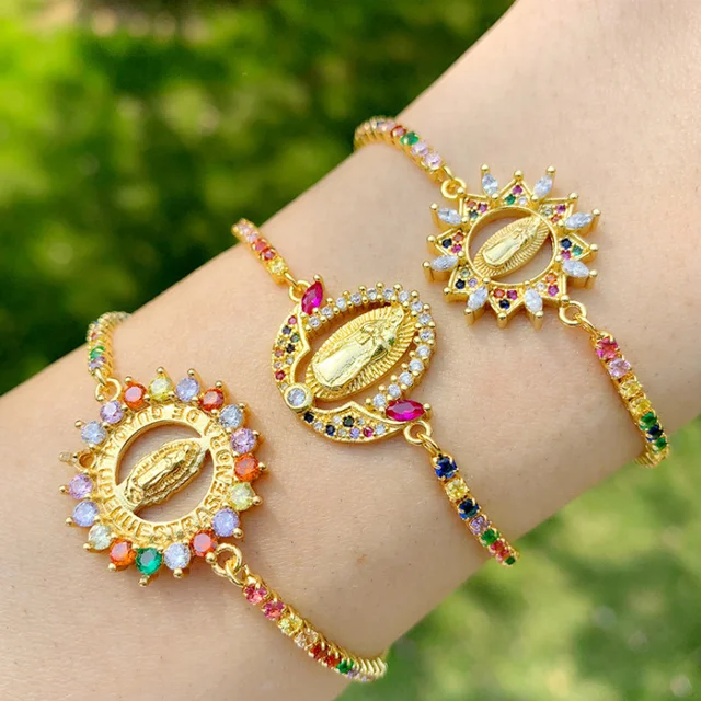 

2018 Wholesale Unique Style Virgen De Guadalupe Bracelet For Women