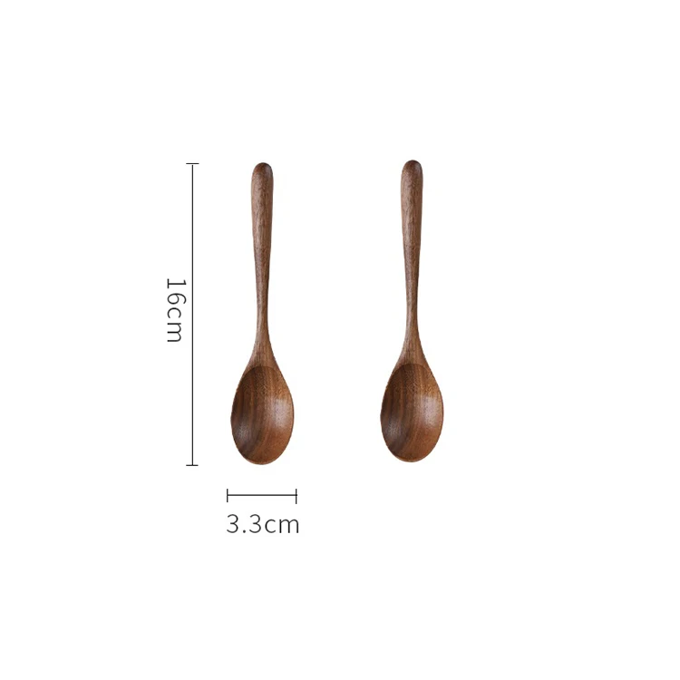 

Wholesale mini wooden cheap healthy coffee and tea measuring cooking spoon