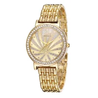 

Bracelet Watches For Women Luxury Rhinestone Golden Stainless Steel Dress Quartz Wristwatch Exquisite Ladies Watch Relojes Mujer