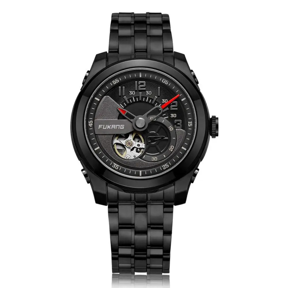 

Leather strap MIYOTA movement custom mechanical luxury watch