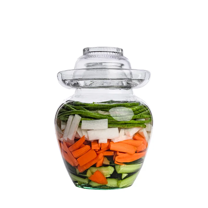

5L Enzyme glass jar glass pickle jar, Clear