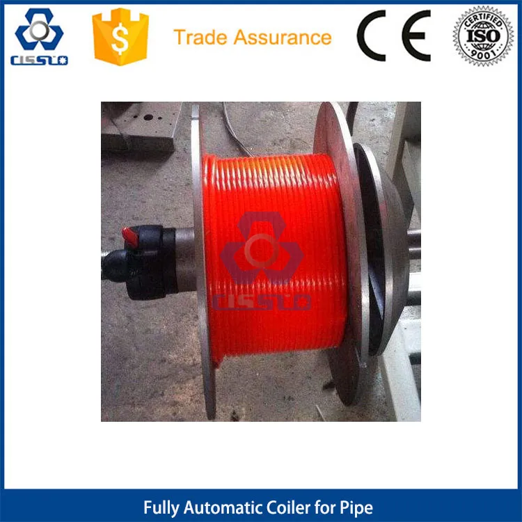 
FULLY AUTOMATIC PLASTIC PE PP PVC TUBE HOSE MICRO DUCT WINDER MACHINE 