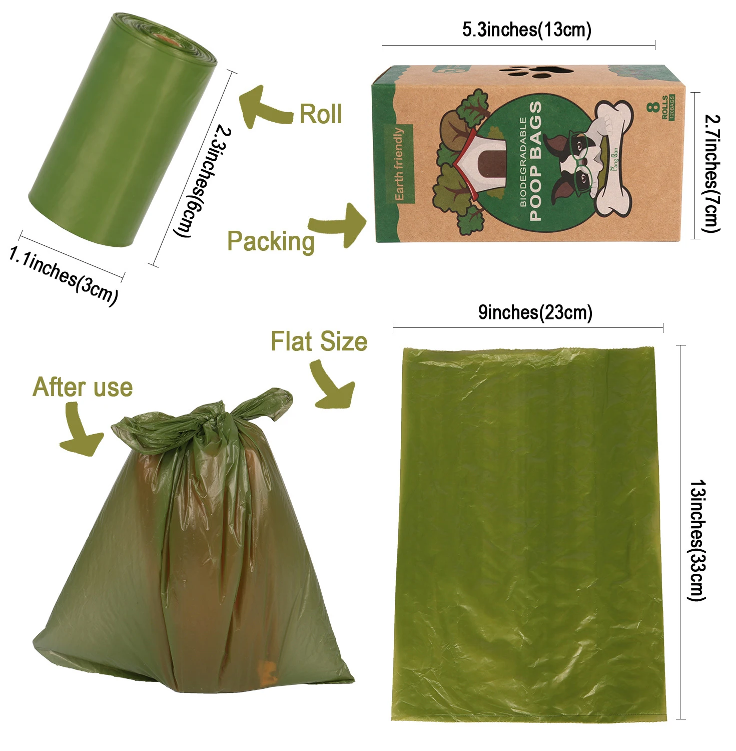 

Earth rated scented compostable eco friendly dog poop bags biodegradable poop bags for dogs