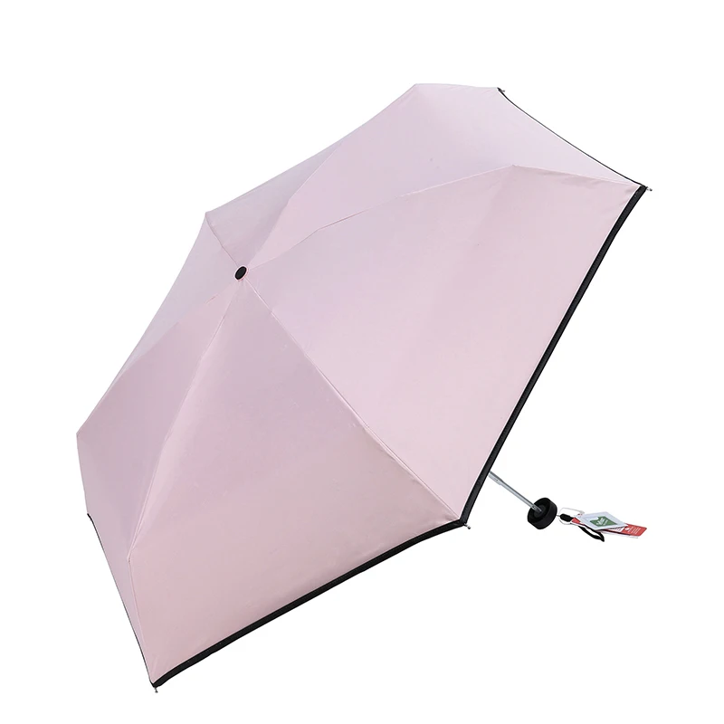 

100% polyester fiber Umbrella Ultra-light NR embossed clear umbrella With Color