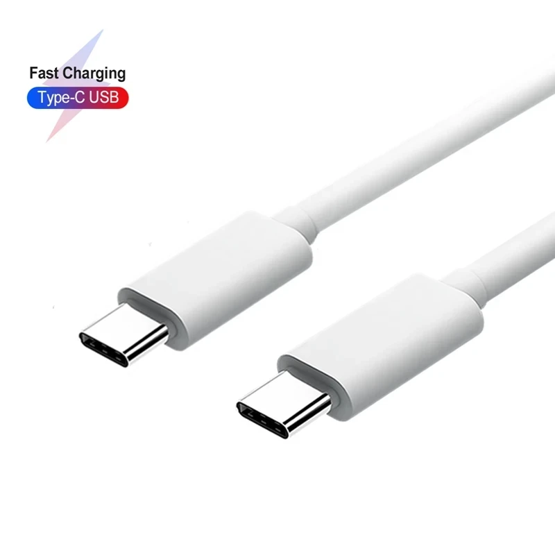 

Tpe High Temperature Resistant Material Type C To Type C Pd Charging Usb Cable With Block