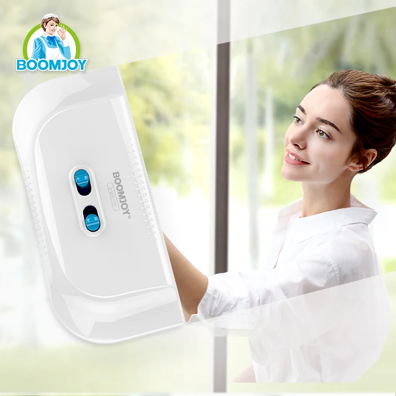 

BOOMJOY magnatic glass magnetic window cleaning smart cleaner brush, Standard white and blue,can customized