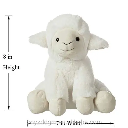 mouton en peluche blanc