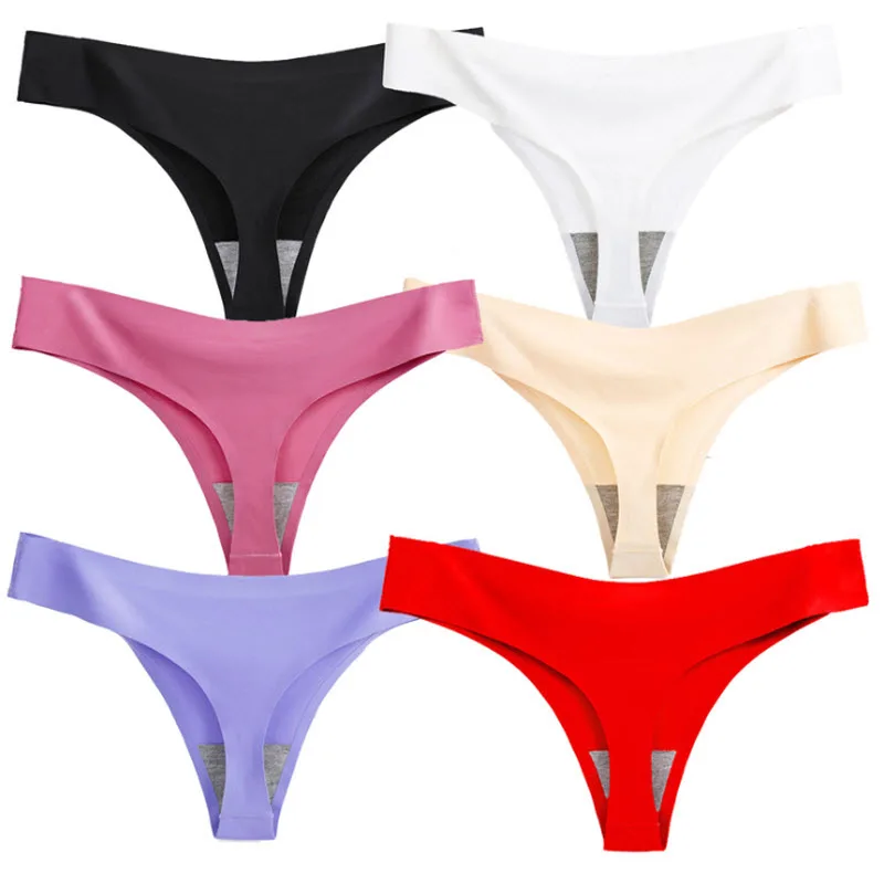 

G-string Panties Women's Underwear Sexy Panties Female Underpants Thong Solid Color Pantys Lingerie L-4XL