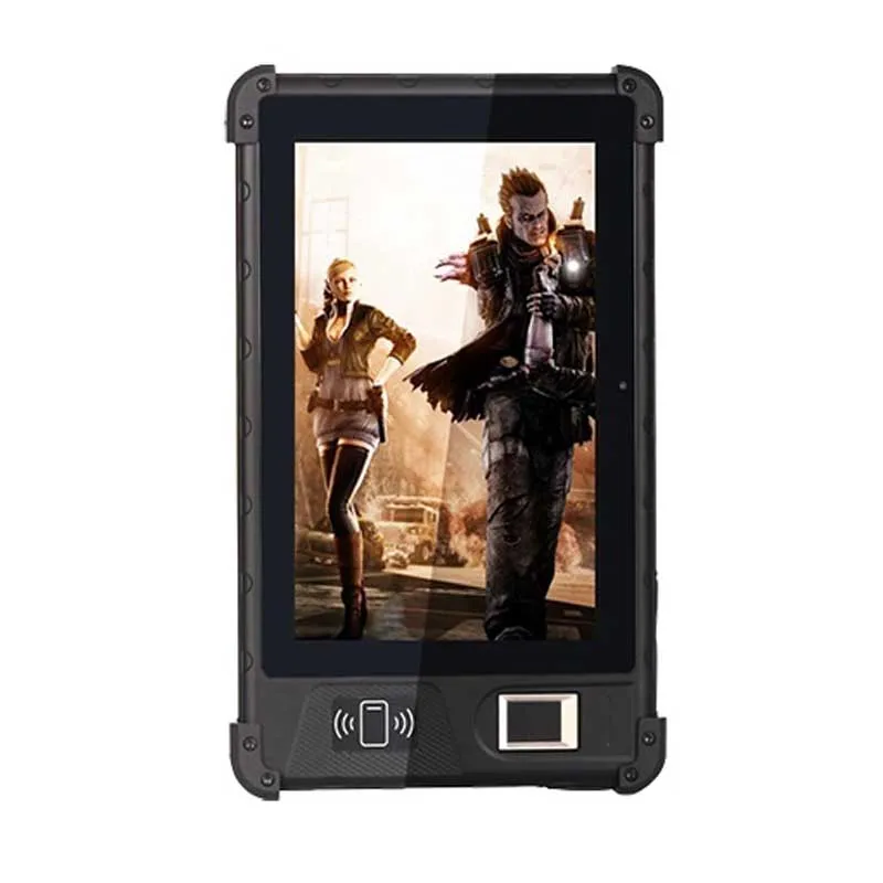 

8 Inch LTE 4G IP67 Waterproof Android biometric fingerprint with NFC rfid read Industrial rugged tablet PC