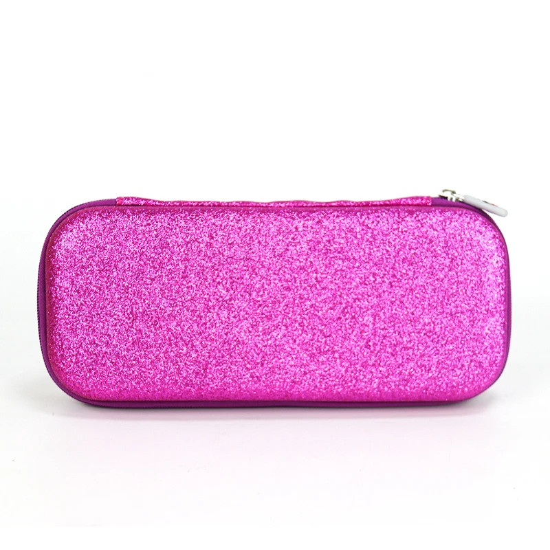 

2021 New Design Modern Style Hard Shell Tool Box With EVA Molding Tray Household Glitter PU Scissors Storage Case, Customized color