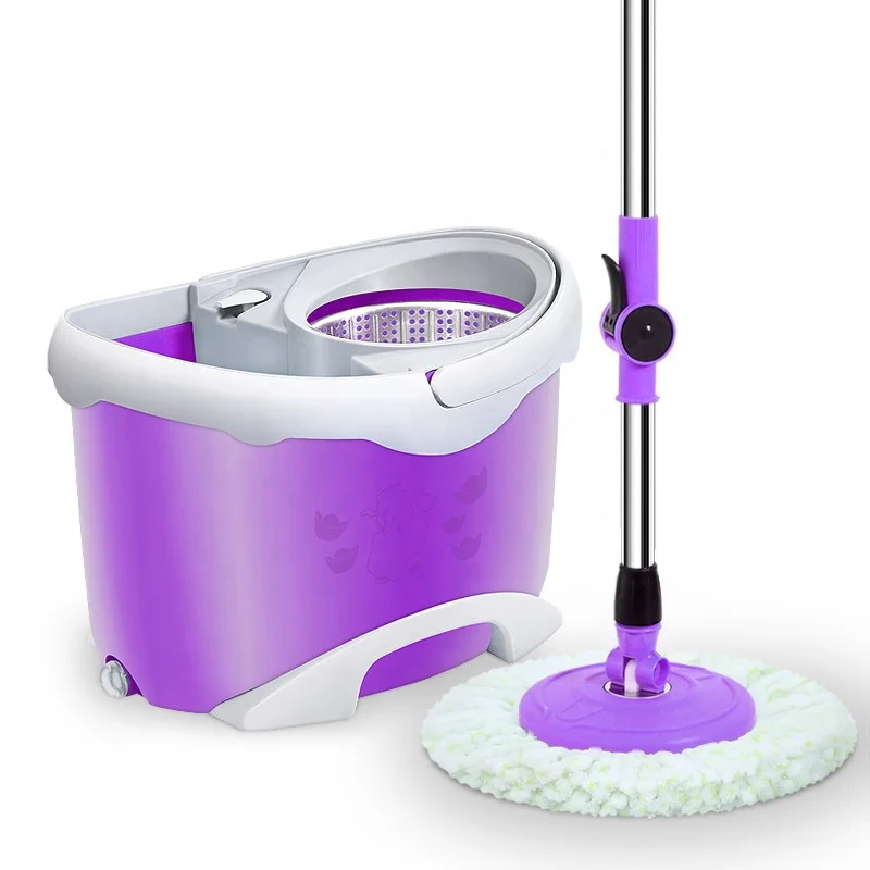 

Modern design household cleaning tools 360 spin magic microfiber mops and bucket wholesale cheap floor mop, Blue / violet