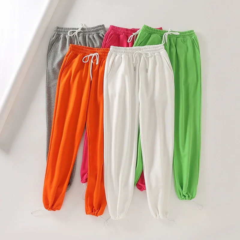 

Custom Joggers Sweat Pant Light Weight Cotton Women Hiking Climbing Sweat Pants, As picture