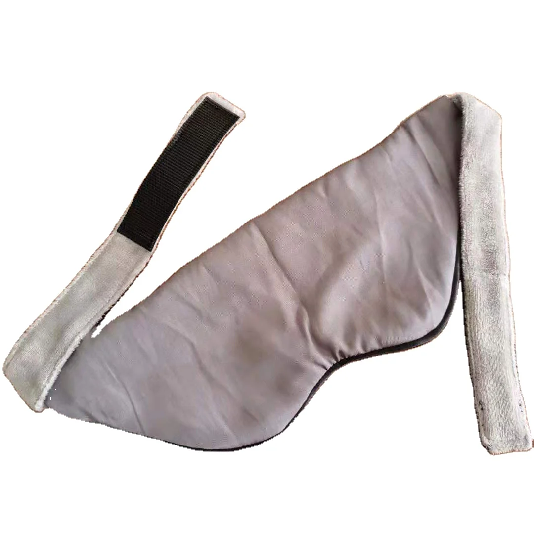 

Load bearing shading eye mask decompression eye mask glass bead eye mask can be cold compress hot compress, White black purple