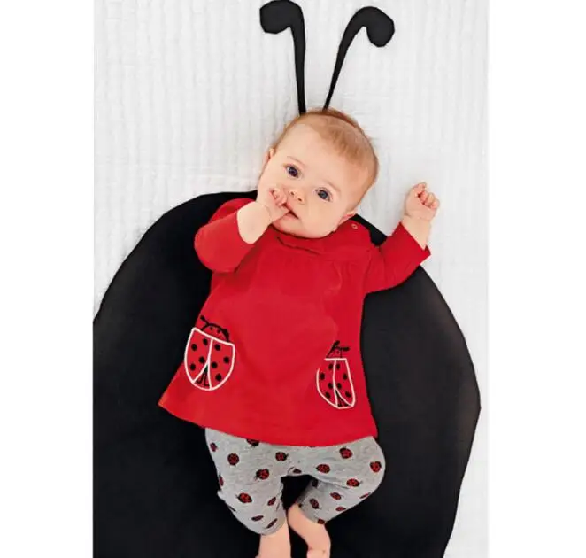 En Gros Bebe Fille Vetements Ensembles Dessin Anime Mignon Coccinelles Rouge Top Nouveau Ne Enfant En Bas Age Vetements Buy Ensembles De Vetements De Bebe Nouveau Ne Vetements De Bebe Fille En Gros Vetements De