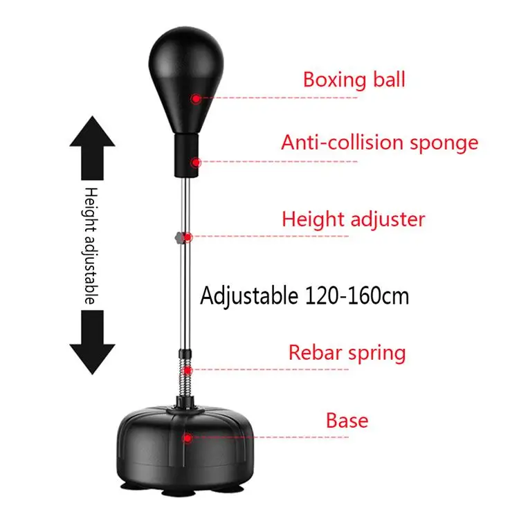 
Wholesale Adjustable Boxing Speed Ball Boxing Punching Bag Stand 