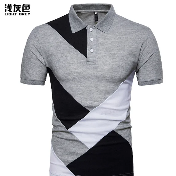 

Fancy Colorful Polo Designs Mens Short Sleeve t shirt polo Color Combination Polo Shirt