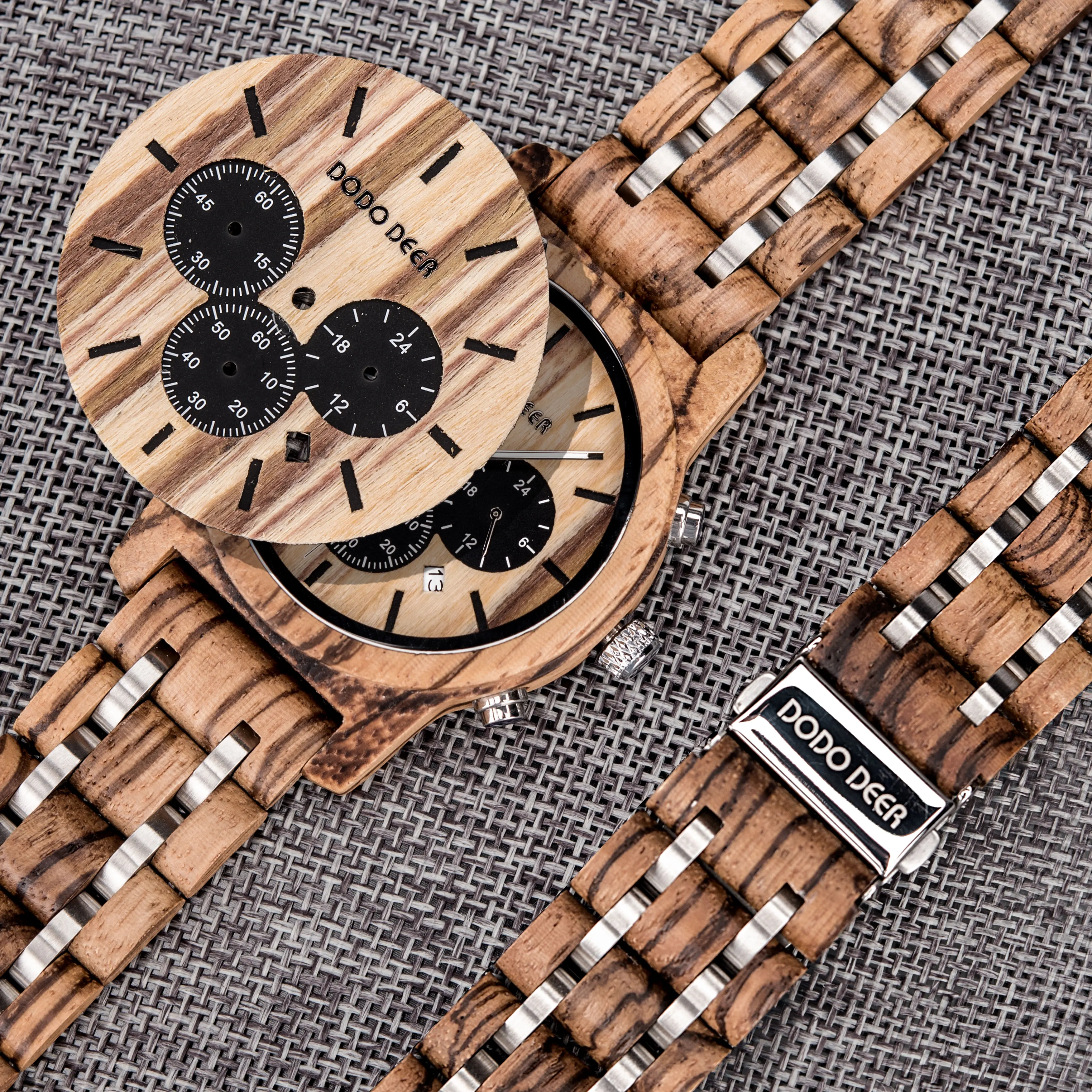 

DODO DEER Brand China Hot Sale Mens Watch Wholesale Watches Oem Wooden Custom Logo Minimalist Luxury 2020 Men Stainless Steel 38