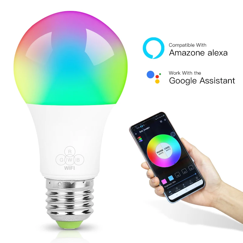 220V E27 Music Remote Colourful Lamp RGB Dimmable Color Changing/smart bulb alexa/Wifi Smart LED Bulb,smart bulb,LED Light Bulb