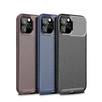 

Luxury Carbon Fiber Phone Case For iPhone XIR XI MAX 11 2019 6.1 6.5 inch Cover Soft Silicone Back Funda