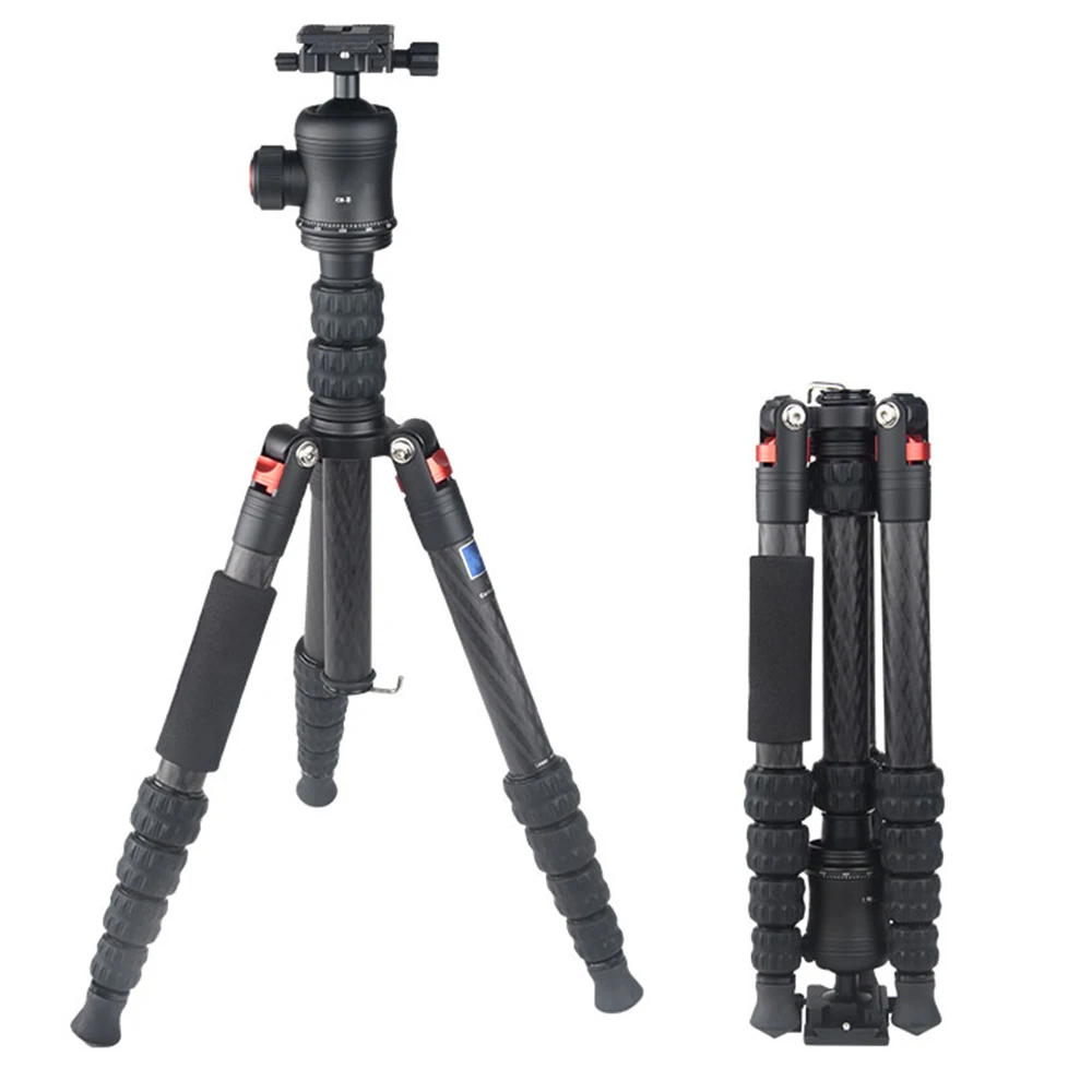 

Carbon Fiber SLR Camera Tripod Monopod & Ball Head Portable Compact Travel for DSLR Camera Canon Nikon Petax Sony Tripod