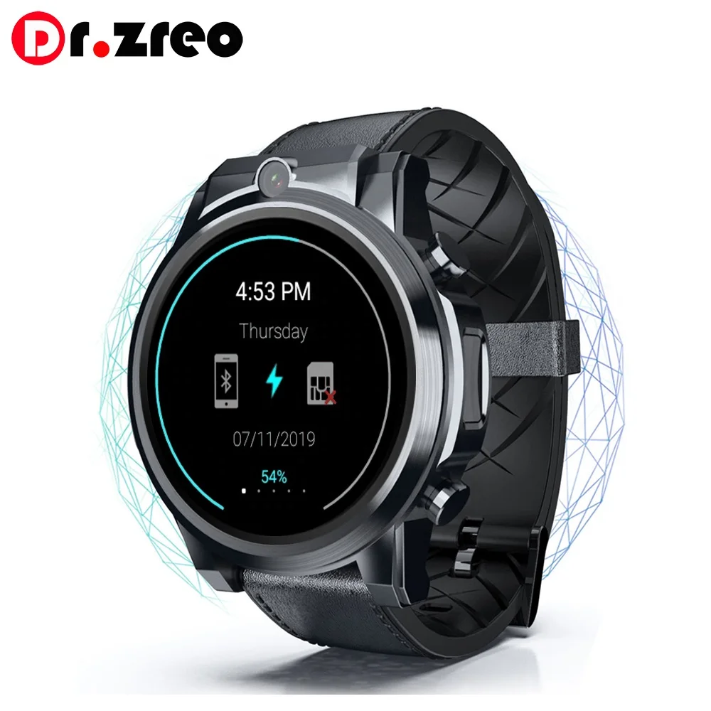 

JANUS 4G LTE Smartwatch Android 7.1 3GB32GB MT6739 1.6" Touch Screen WiFi GPS 5.0MP Video Call 800mAh Smart Watch Men