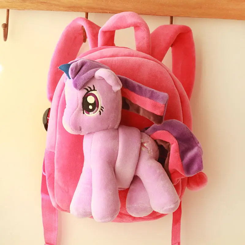 

Cartoon children's plush doll detachable school bag 1-3 years old early education school bag cute backpack