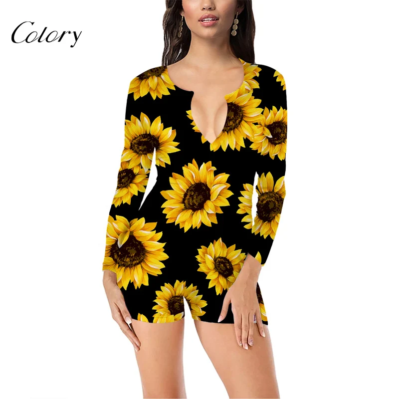 

Colory Satin Sleepwear Cartoon Onesie For Women Custom Design Your Own Clothes Jumpsuit Romper, Picture shows
