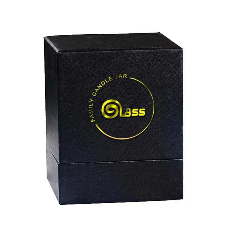

Hot sale Luxury cardboard candle boxes for candle jar packing gift box with logo custom wedding supplies