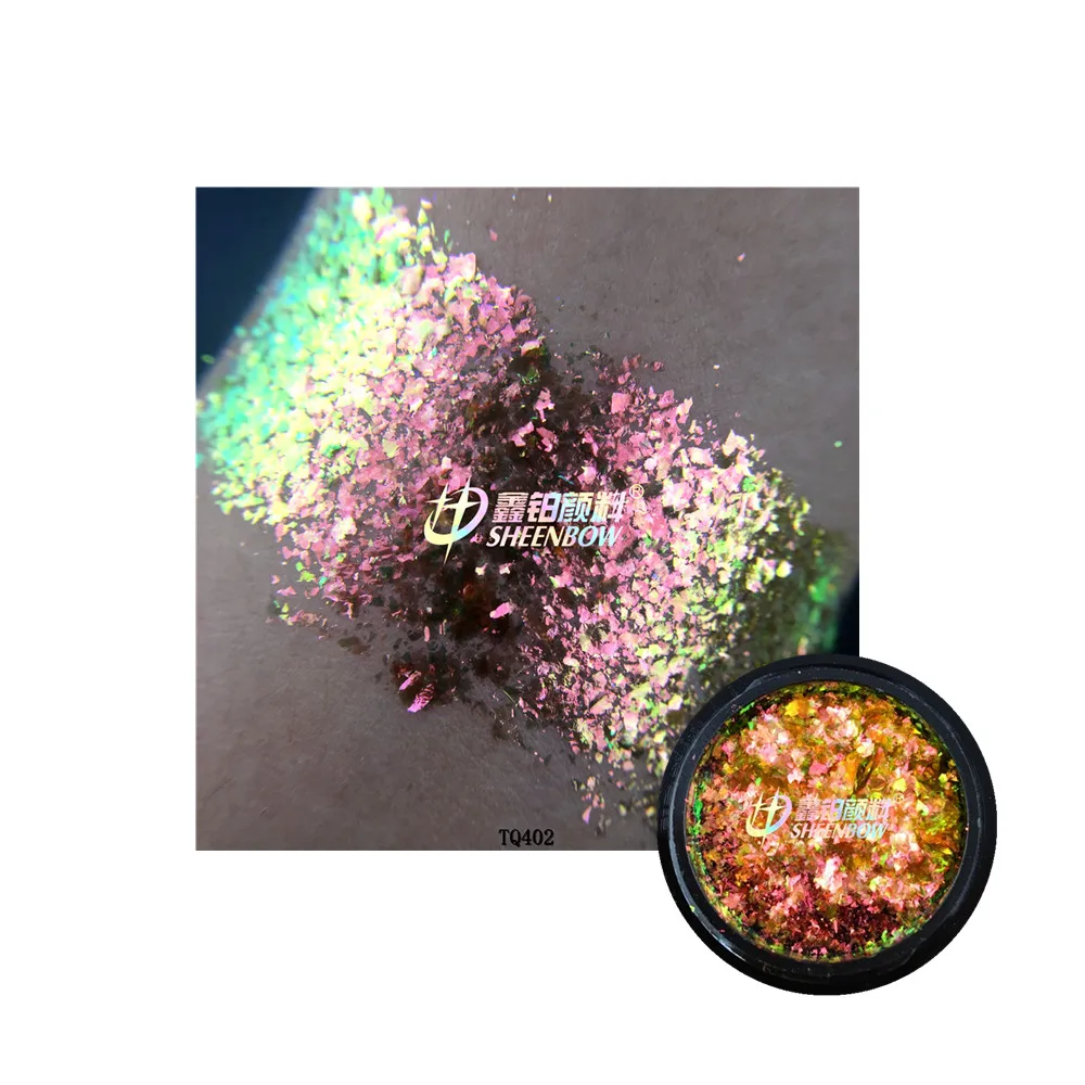 

Sheenbow Inorganic Pigment Cosmetic Usage chameleon flakes