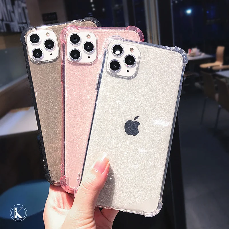 

2021 New Arrival Shockproof Shiny Mobile Phone Case for iPhone 11 XS Max XR 7