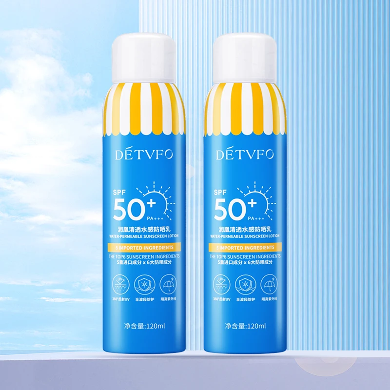 

High multiple Sunscreen Spray mild protection reduce sunburn and suntan lotion