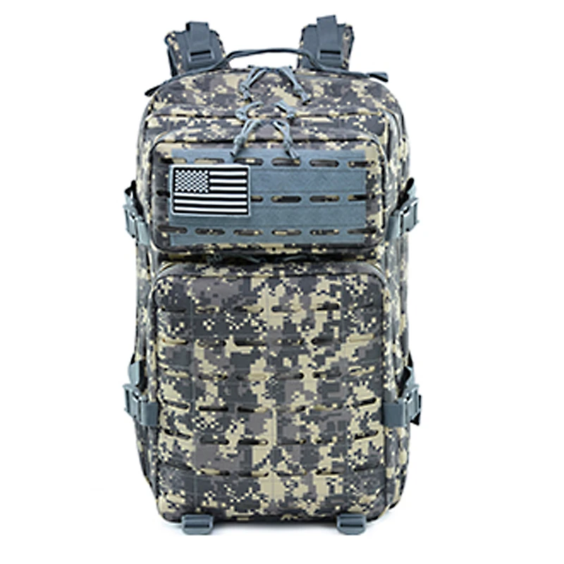 

LUPU BL097 Camouflage Laser City Hiking Camping Combat Backpack Trekking Tactical Backpack, Multi