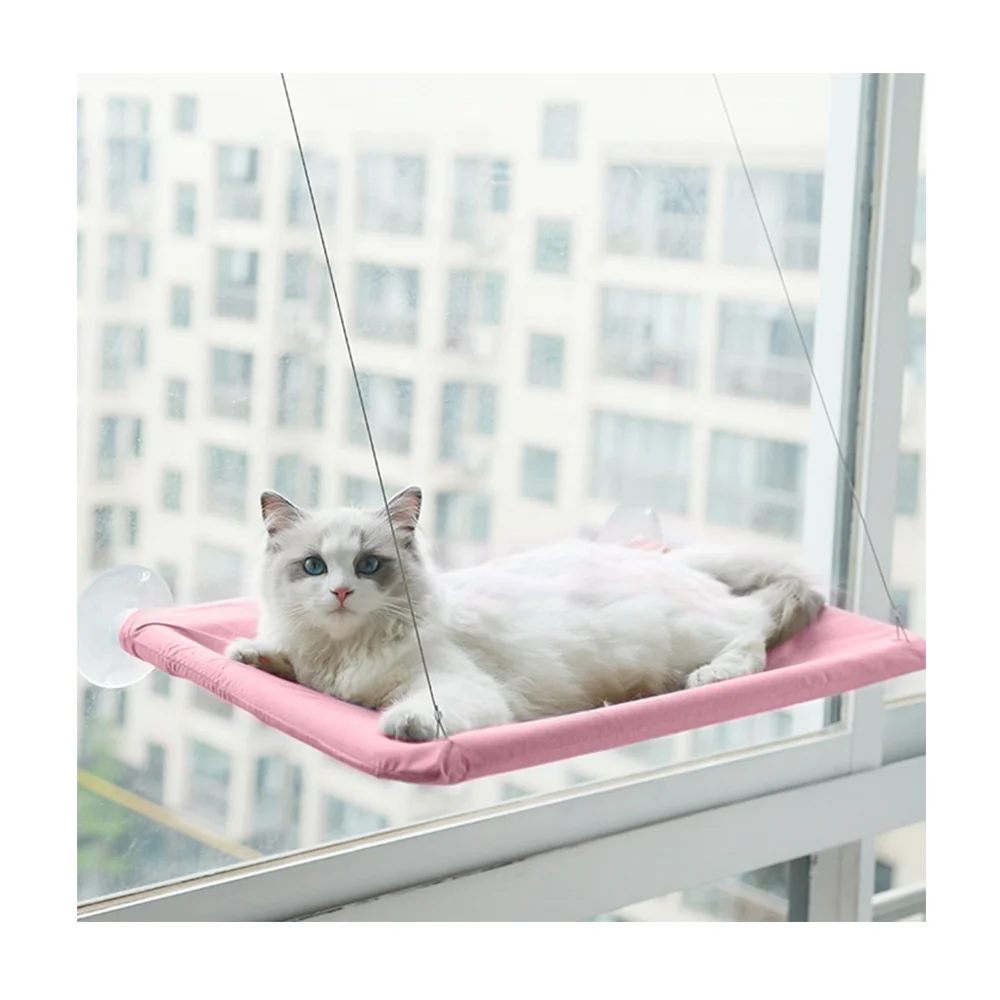 

New Models Pet Sucker Style Cat Hammock Window Hanging Hammock wall mounted Cat Bed, Multiple colors available