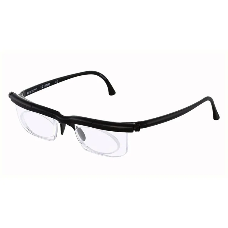 New Adjustable Focus Magnifying Eyeglasses Diopters Variable Lens Correction Glasses -6D to +3D Adjustable Reading Glasses